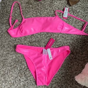 Beautiful barbie pink swimsuit